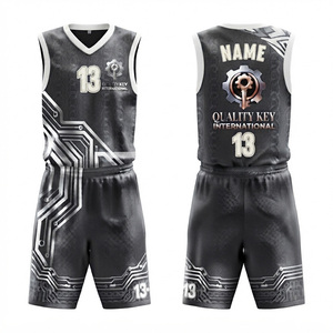 Vêtements d'équipe respirants et vêtements de sport, uniforme de basket-ball, vêtements et tenues athlétiques personnalisés, uniforme de basket-ball - Product Image 4