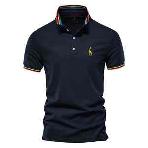 Premium Quality Wholesale Custom 100% Cotton men <b>Half</b> Sleeve Polo <b>Shirt</b> Garment Manufactures Men's Quick Dry Custom Logo <b>Shirts</b> - Product Image 3