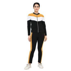 Conjunto deportivo de otoño invierno para mujer, con cremallera, estampado urbano, para entrenamiento, cálido, talla grande, con capucha. - Product Image 4