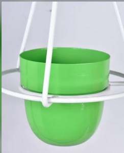 Jardinière murale moderne en métal |   Porte-pot de fleurs minimaliste pour l'intérieur et l'extérieur, pour balcon, jardin et décoration moderne de la maison - Product Image 2