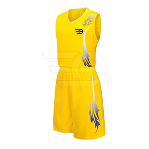 Tenue de basketball sublimée, séchage rapide, respirante, vêtements de sport pour entraînement d'équipe et compétition - Product Image 3