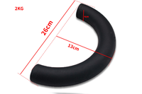 Haltères arquées de nouveau style d'usine pour le yoga Pilates 1kg 2kg haltères en silicone pour l'entraînement en force