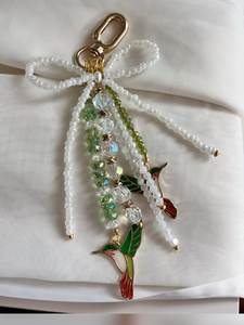Premium Embroidery Beaded Keychain Handmade Decorative <b>Key</b> <b>Ring</b> for <b>Bags</b> - Product Image 5