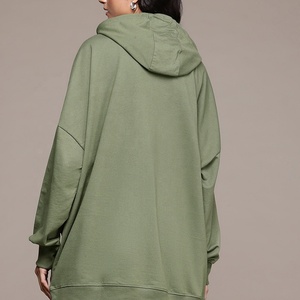 Sudadera con Capucha Gráfica para Mujer, 260 GSM, Felpa de Algodón, Bolsillo Canguro, Logotipo Personalizado, Marca Privada, Venta al Por Mayor - Product Image 2