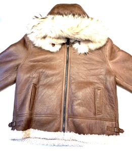 Premium Genuine Leather <b>Shearling</b> <b>Jacket</b> <b>Men</b> Warm Sheepskin Fur Aviator Biker Winter Coat Luxury Durable Fashion Wear Fit - Product Image 5