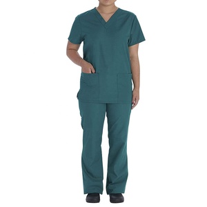 Tenues d'hôpital unisexes sur mesure, taille standard, saison estivale, qualité supérieure, ensembles de blouses médicales pour pharmacie, Spandex/Polyester - Product Image 1