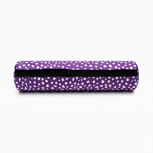 Almohadilla de nailon morada con puntos para barra, con cierre de gancho y bucle negro para levantamiento de pesas - Product Image 3