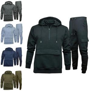 Chándal Deportivo Informal de Invierno para Hombre, de Primera Calidad, Cortavientos, Transpirable, de Secado Rápido, Sólido, Ligero, 100% Algodón, Corte Regular - Product Image 5