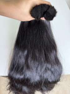 Venta caliente 2024 Extensiones de cabello Remy vietnamita a granel de alta calidad Suave sedoso Suelto Onda profunda Sin enredos Sin desprendimiento - Product Image 6