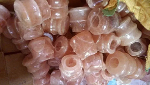 ขายส่งเชิงเทียนเกลือหิมาลัยแท้ 100% คุณภาพสูง รูปทรงสี่เหลี่ยม แกะสลักลายเฟิงสุ่ย สไตล์แห่งความรัก งานฝีมือธรรมชาติ รับสั่งทำ - Product Image 6