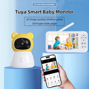 Cámara de Seguridad WiFi Inteligente Tuya para Bebés y Mascotas, con Visión Nocturna Infrarroja, Detección de Movimiento, Audio Bidireccional e Intercomunicador - Product Image 2