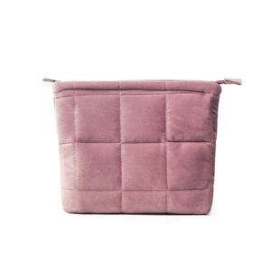 Sac de rangement portable en velours matelassé de grande capacité - Product Image 5