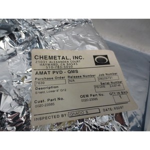 AMAT 0020-23585 PVD Sputter SHIELD LOWER 8 pouces - Équipement et pièces semi-conductrices de renommée mondiale à confiance - Product Image 1