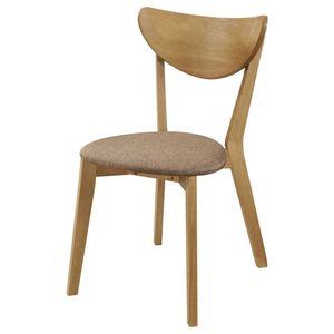 Juego de 2 Sillas de Comedor de Madera de Nogal Claro Carson - Product Image 3