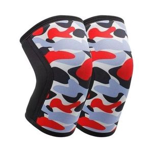 Manchon de compression pour coude camouflage rouge pour haltérophilie, musculation, entraînement fitness, support en néoprène, équipement tactique personnalisé - Product Image 1