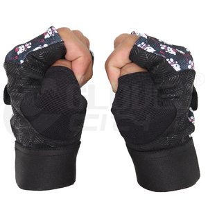 Gants de sport personnalisés 2026 mi-doigts légers, respirants et durables pour hommes et femmes avec grip antidérapant puissant - Product Image 4