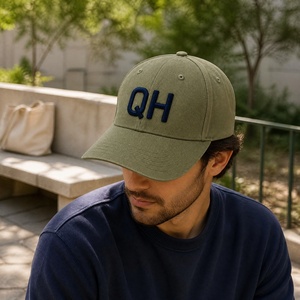 หมวกเบสบอลปักลาย QH แบบ 6 แผง ปรับขนาดได้ 男女兼用 สวมใส่สบาย เหมาะสำหรับฤดูใบไม้ผลิและฤดูร้อน ทำจากเส้นด้ายฝ้าย สำหรับผู้ใหญ่ - Product Image 6