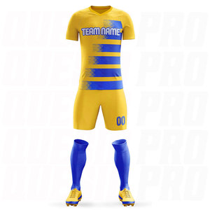Sportswear Youth Soccer Uniform In Custom Sizes With Custom Logo Printing Professional Team Soccer Uniform Set For Clubs <b>Schools</b> - Product Image 4