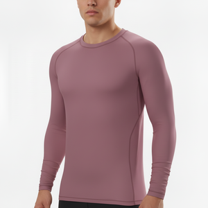 Camiseta Deportiva de Manga Larga para Hombre, de Secado Rápido, Ideal para Natación, Entrenamiento y Gimnasio - Product Image 1