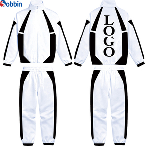 Top Trend <b>Men</b> Clothes Outfit Custom Color Block Patchwork Windbreaker Tracksuit <b>Men</b> <b>Track</b> Zip up <b>Jacket</b> and Pant Windbreaker Set - Product Image 2