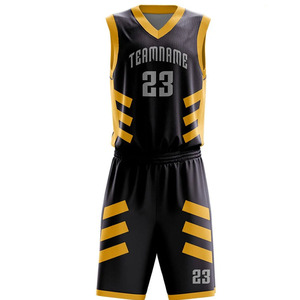 Ensemble Maillot et Short de Basketball Moderne Haute Performance Séchage Rapide Personnalisable Couleurs Noms Numéros Vente en Gros - Product Image 4