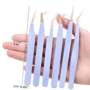 แหนบต่อขนตาปลายเรียบ 135 มม. ทำจากสแตนเลสคุณภาพสูง สำหรับต่อขนตา - Product Image 3