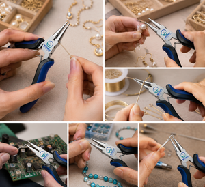 Pince à bec effilé professionnelle de précision pour bijoux, outil ergonomique à poignée souple pour le façonnage de fils, la fabrication de perles et la réparation artisanale - Product Image 6