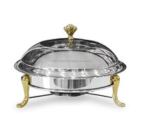 Plat à chafing d'hôte d'occasion CRAFT ASCENT TCACD8E en acier inoxydable doré, 8 litres, avec contrôle à distance et chauffage à la vapeur pour la maison