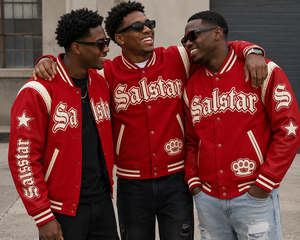 Custom <b>Red</b> Varsity <b>Jacket</b> <b>Men</b> Letterman Baseball <b>Jacket</b> Streetwear Bomber <b>Jacket</b> Wholesale Manufacturer - Product Image 6