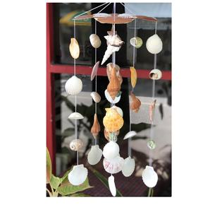 Vintage Sea Shell Pendant Beach Wind Chimes, Chandelier Chime para Souvenir Beach Party Wedding Gift - Product Image 5