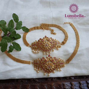 Peacock Vanki Design Fashion Jewelry Set - Product Image 3