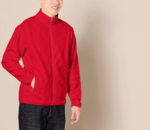 Best Selling OEM Fashionable <b>Fleece</b> Jacket for Men Winter Warm Casual Outdoor Jacket Outwear Full-Zip Polar 100% Polyester - Product Image 4