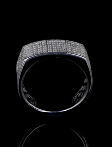 Anillo de Boda de Oro de 14K de Primera Calidad con Diamantes Pavé para Hombre, Anillo de Compromiso de Lujo con Diamantes Cultivados en Laboratorio, Regalo de Aniversario - Product Image 2