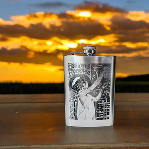 9. ชุดของขวัญกระติกน้ำโลหะสุดหรูพร้อมปลอกหนังและอุปกรณ์เสริม - Product Image 2