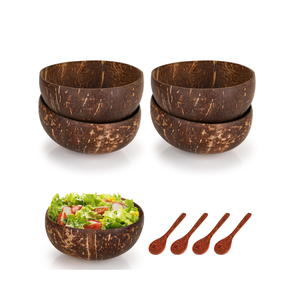 Bols en coquille de noix de coco naturelle, prix de gros avantageux, 16,6 oz, pour salades, desserts et fruits, en provenance du Vietnam. - Product Image 1