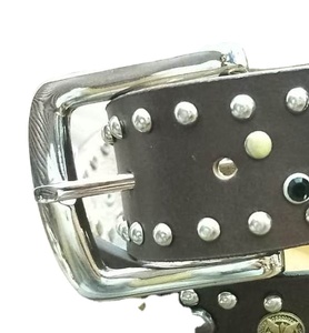 Cinturón de cuero genuino de piel de vaca de primera calidad hecho a mano de diseñador más vendido con hebilla de aleación estilo de moda - Product Image 3