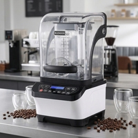 Machine à smoothies professionnelle pour salon de thé, extracteur de jus entièrement automatique, mixeur 1,8 L avec couvercle insonorisant