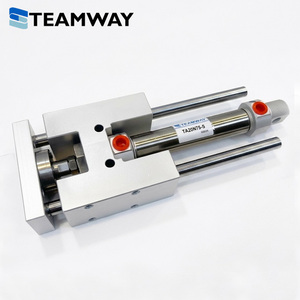 กระบอกลมแบบมีรางนำทาง TEAMWAY TA Series - ขนาดรู 20 มม./25 มม., ระยะชักยาวสูงสุด 400 มม., ตัวกระตุ้นลมความแม่นยำสูง - Product Image 4