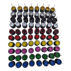 Llantas Ligeras de 10.8mm a Escala 1:64, Ruedas Modificadas Fundidas a Presión, Ruedas y Neumáticos 1/64 para Autos a Escala 1/64 - Product Image 3