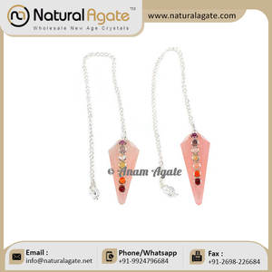 รับกุหลาบลูกตุ้มควอตซ์พร้อมจุดจักระ | กุหลาบลูกตุ้มควอตซ์พร้อมจุดจักระออนไลน์ | 7จักระลูกตุ้ม - Product Image 5