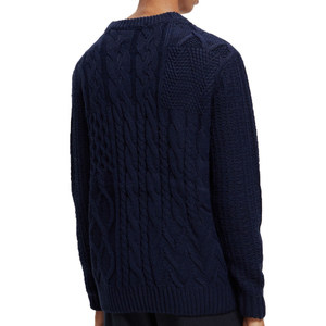 Men's Classic Winter Pullover Knitwear 100% Cotton OEM Supplier Lightweight Breathable Anti-Shrink Factory - Product Image 2