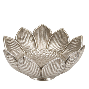 Wholesale Antique <b>Silver</b> Decorative Leaf Bowl Set Metal Bowl For Modern Living Room <b>Coffee</b> <b>Table</b> Centerpiece Decoration - Product Image 2