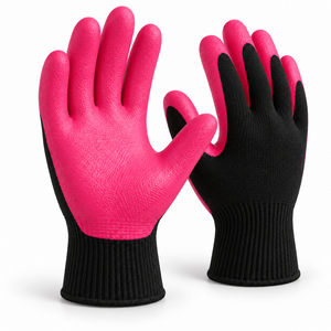 Gants de travail enduits de latex – Couverture durable de la paume, doublure respirante, adhérence fiable, poignet tricoté flexible de 10 mil d'épaisseur sans silicone - Product Image 6