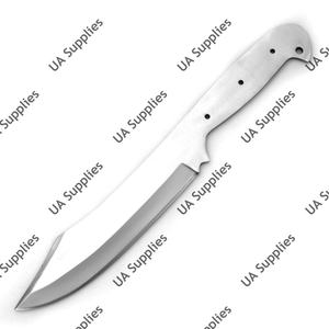 ใบมีดเปล่าสำหรับทำมีดสกินเนอร์แบบสั่งทำพิเศษ OEM ปลายหยดน้ำ ขัดเงาเต็มใบ แข็งระดับ 58 HRC ผลิตจากเหล็กคาร์บอน 1095 สำหรับกิจกรรมกลางแจ้ง ตั้งแคมป์ ล่าสัตว์ - Product Image 5