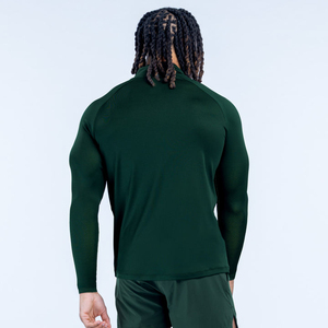T-shirts de sport pour hommes à col montant, nouvelle collection, très demandés, à manches longues, compressifs, respirants, anti-boulochage et anti-humidité - Product Image 6