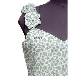 Robes décontractées imprimées au tampon, style indien, coupe trapèze, longues, 100 % coton, pour l'été, design moderne et élégant pour femmes - Product Image 3