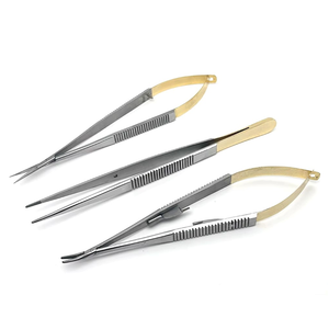 Juego Dental Esencial Castrobiejo de 3 Piezas con Portaagujas, Tijeras de Acero Inoxidable, Autoclavable, Alta Precisión - Product Image 5