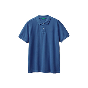 Camiseta Polo de Manga Corta para Hombre, Color Sólido, Estilo Casual, con Costuras, para Verano - Product Image 1
