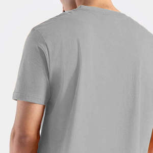 Mens Polyester Cotton Slim Fit <b>T</b> <b>Shirt</b> Crew Neck Short Sleeve Breathable Anti Wrinkle Custom Logo Wholesale Bulk Wear - Product Image 3