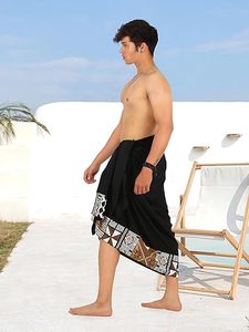 Pareo Casual de Rayón para Hombre, Color Sólido, Multiusos, para Todas las Temporadas - Product Image 5